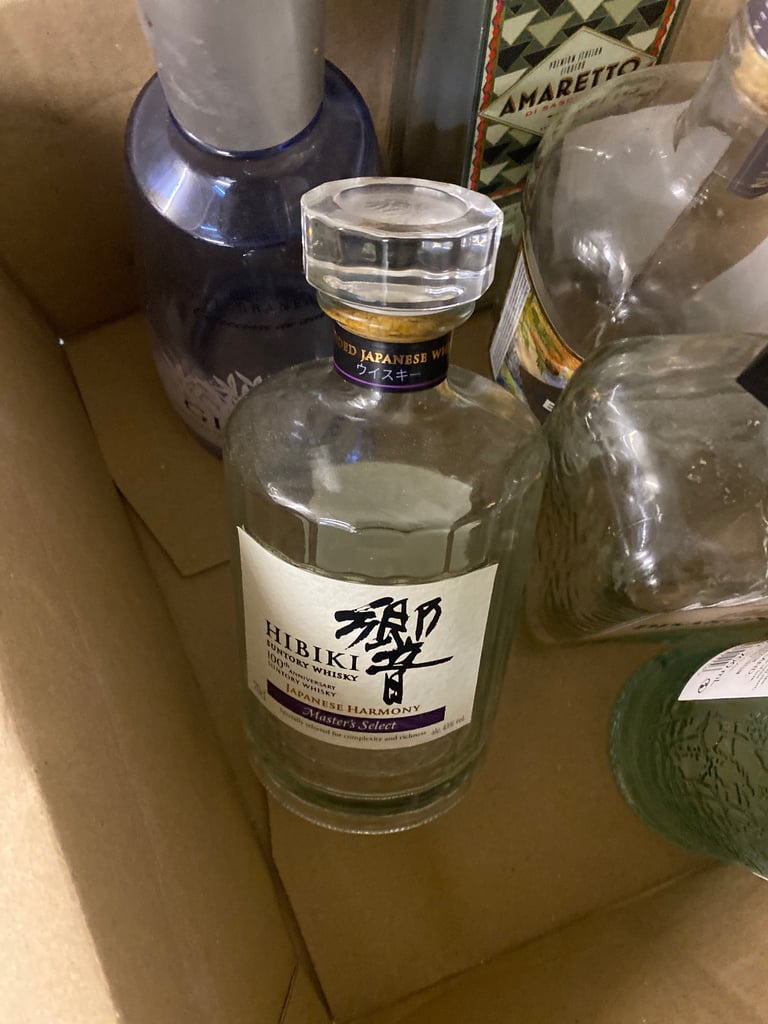 Free - Hibiki whiskey bottles