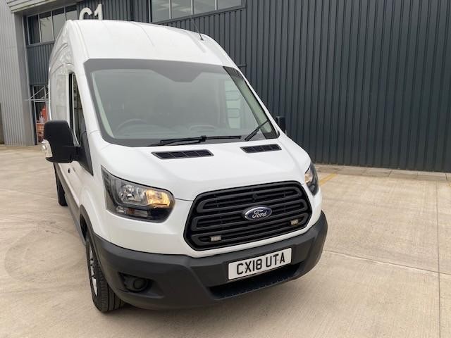 2018/18 TRANSIT T350 2.0 ECOBLUE, LONG WHEEL BASE, HIGH ROOF 130 BHP PANEL VAN