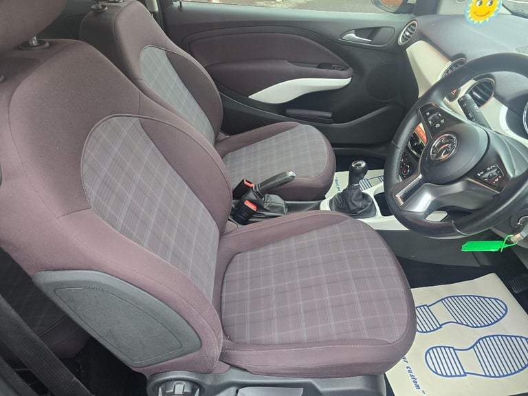 2014 Vauxhall ADAM 1.2 ecoFLEX 16v GLAM Euro 5 (s/s) 3dr HATCHBACK Petrol Manual