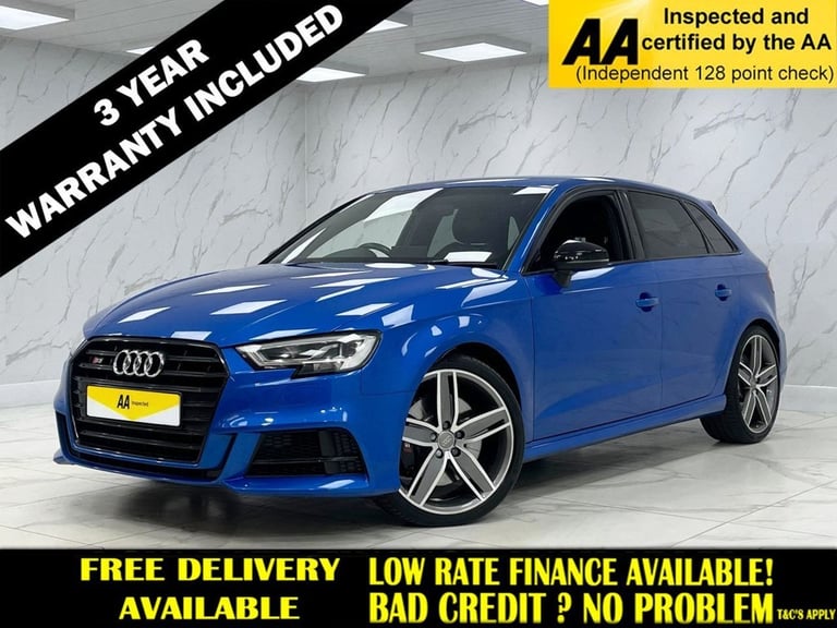 2019 Audi S3 2.0 TFSI Black Edition Sportback 5dr Petrol S Tronic quattro Euro 6 (s/s) ( Hatchbac...