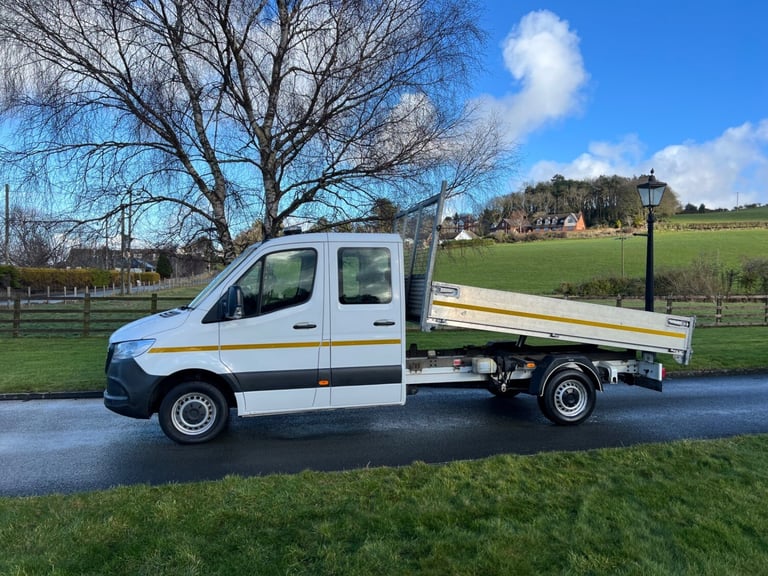 MERCEDES-BENZ SPRINTER 314 2.1 CDI 140PS RWD L3 C/CAB TIPPER 21 REG 72,500 MILES