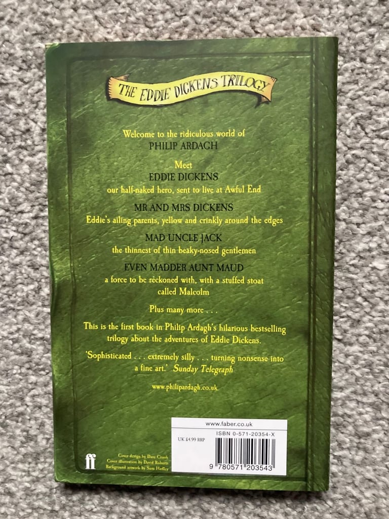 Philip Ardagh The Eddie Dickens Trilogy-Awful End book 📖
