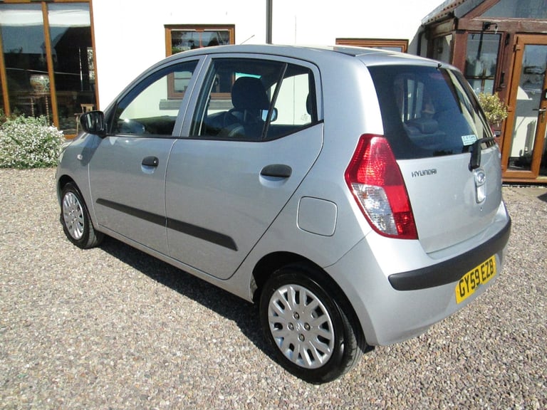 Hyundai i10 Classic. 2009. Silver. Just 12,000 miles. Service history. £35 tax. 