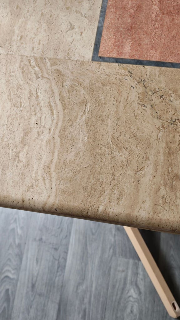 Dining table and Chairs solid Marble Xmas Dinner Party Family fun Smoke free home furniture 