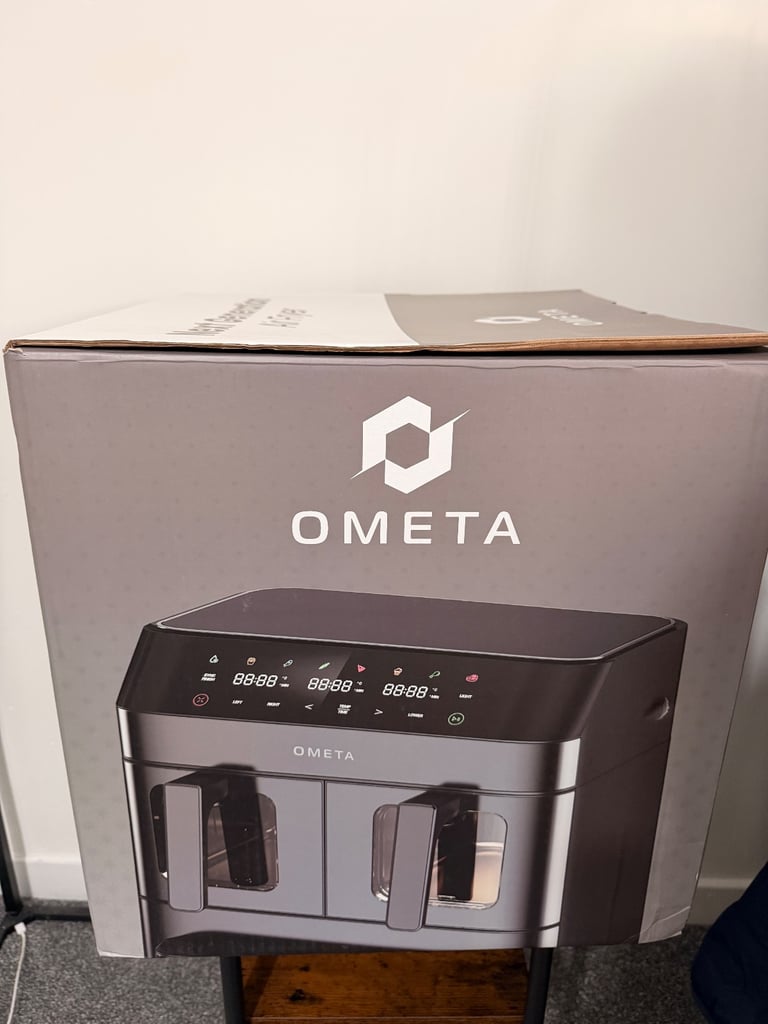 OMETA  8.5 L Dual Air Fryer With Pizza Tray 