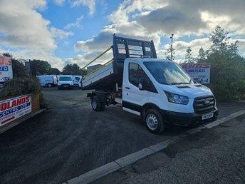 2020 ON 70 PLATE FORD TRANSIT 350 LEADER TDCI 130BHP RWD LWB TIPPER 40K ULEZ 