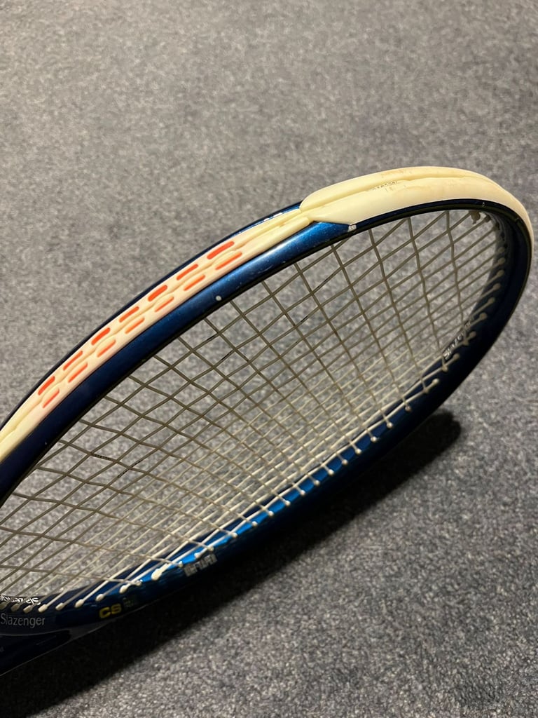 Slazenger CS 140 Wide Body Mid 90 Shock Control Tennis Racket – With Cover