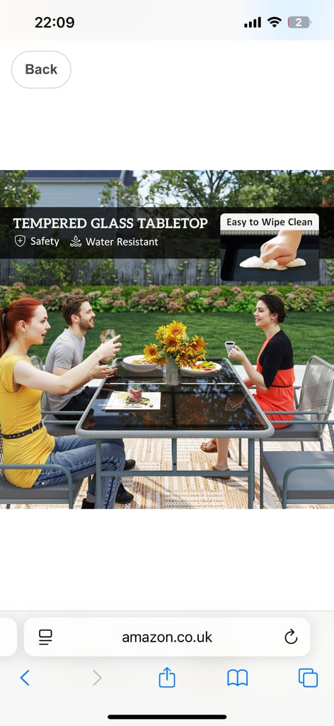 Brand new outdoor dining set