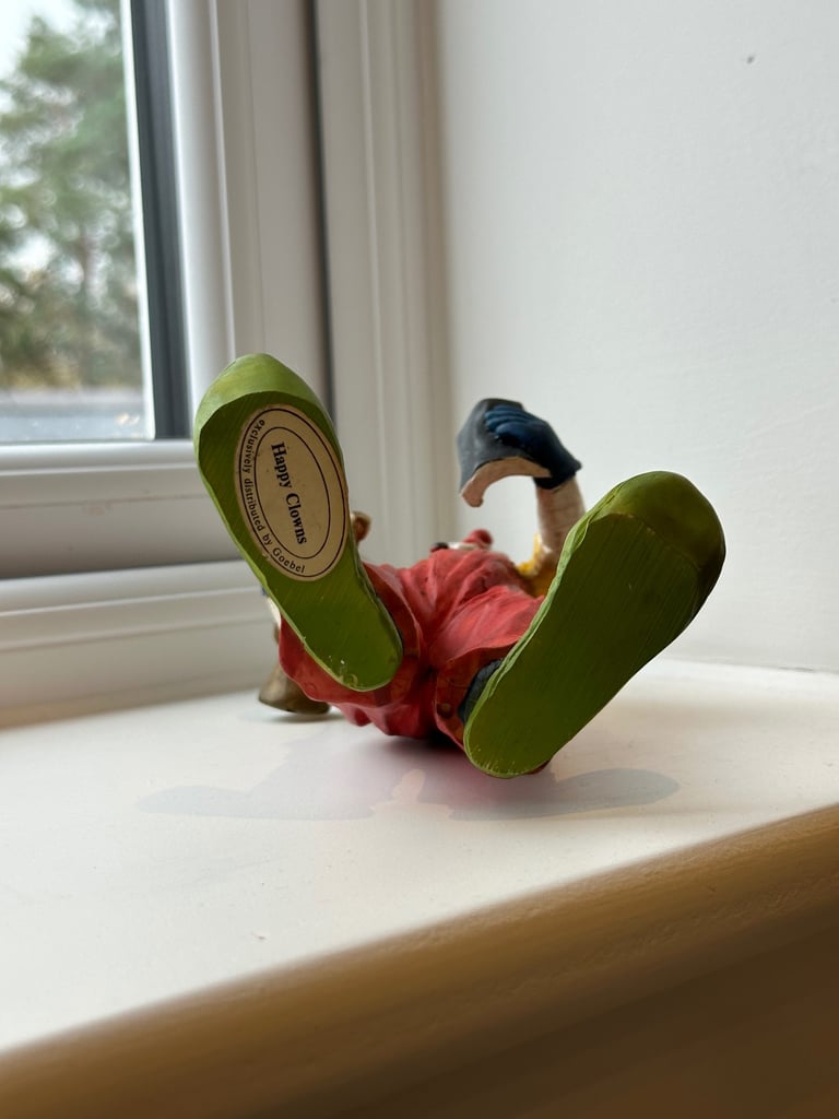 Vintage Goebel Figurine Happy Clowns 20 cm Clown Collectible Figures