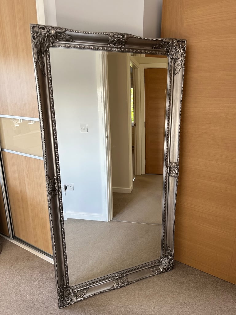 image for Next Charlotte Pewter Mirror 