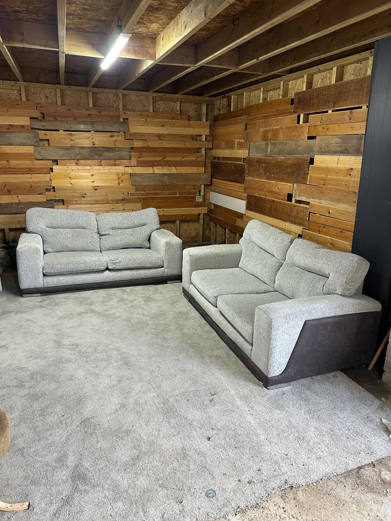 image for 2x SCS Ariel 2 seater sofa’s *free local drop off*