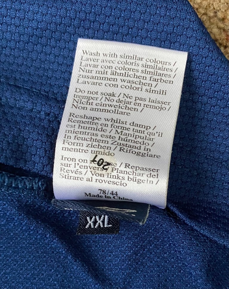 XXL Men’s Vintage Casual England Shirt by Umbro