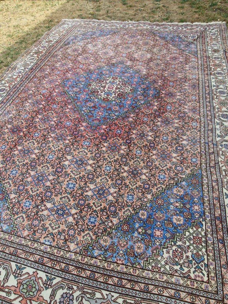 large handmade wool rug  
