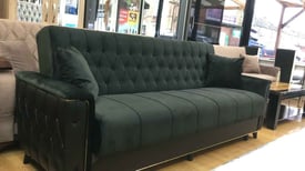 Exclusive 3 & 2 Seater fabric ottoman sofa bed 2 and 3 seater\Sofa bed