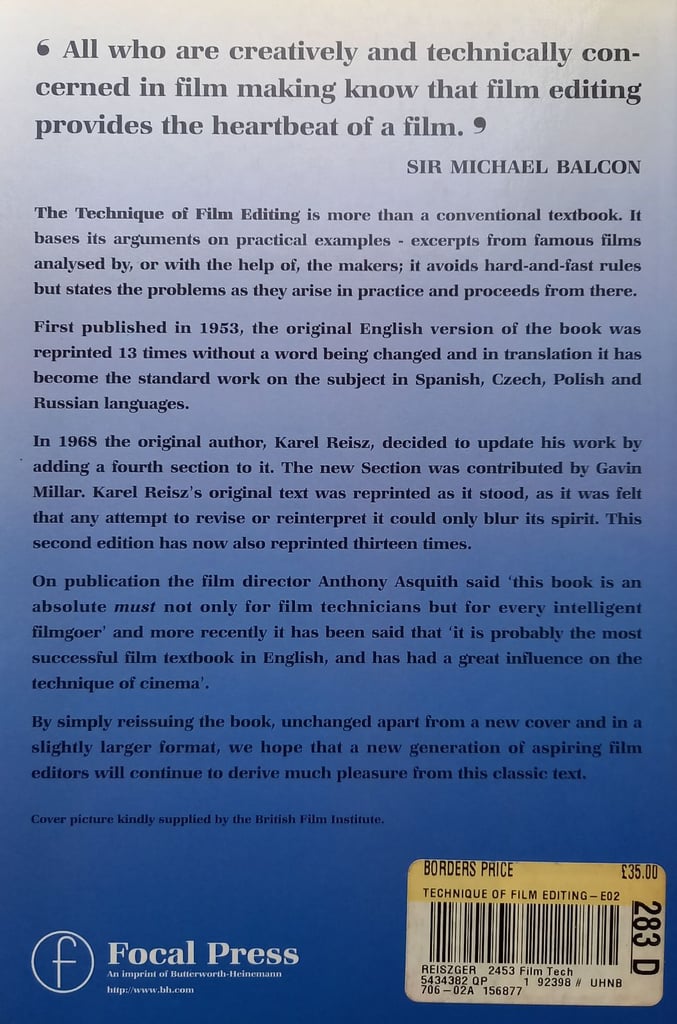Film Editing Books (NEW CONDITION)