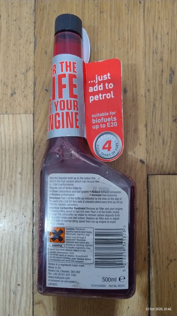Redex 500ml petrol system cleaner 
