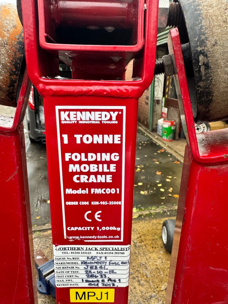 Kennedy 1 tonne folding mobile crane