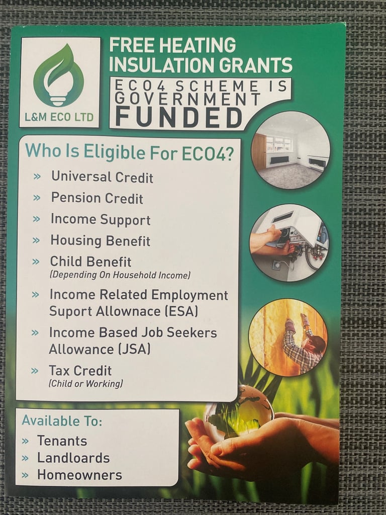 Free Home Insulation, Solar Panels and Boilers 