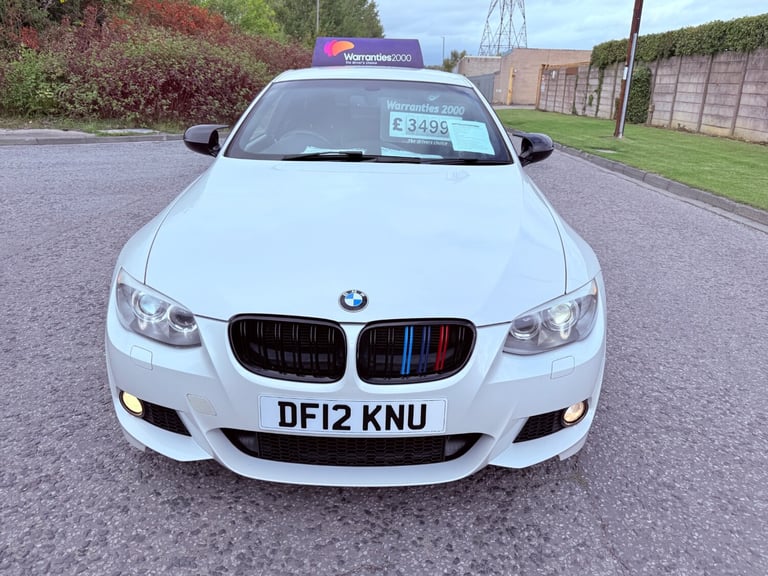 2012 12 BMW 320D 2.0 SPORT PLUS 6 SPEED MANUAL COUPE STUNNING PEARL WHITE 