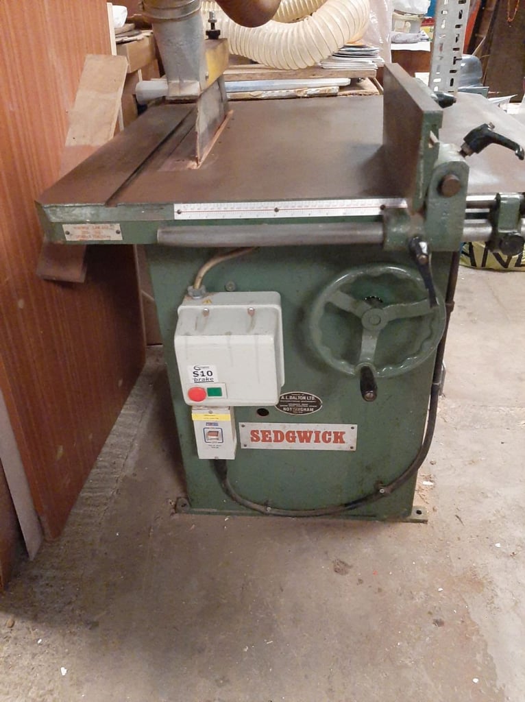 Sedgwick 3 phase table saw 