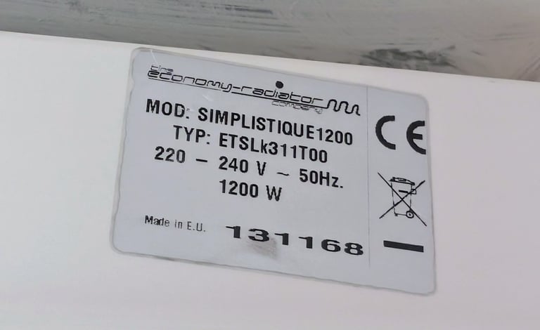 Electric Radiators (1200W and 1600W)