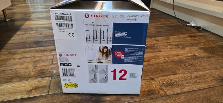 Singer Overlocker Sewing Machine (S14-78 Overlock)k