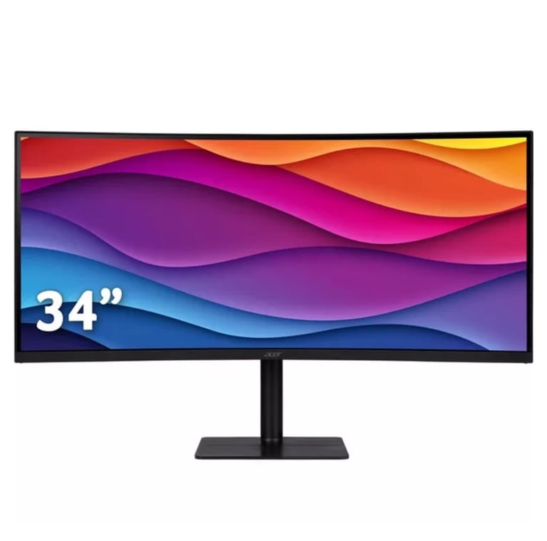 image for ACER CZ342CUR Wide Quad HD 34&quot; Curved VA LCD Monitor - Black