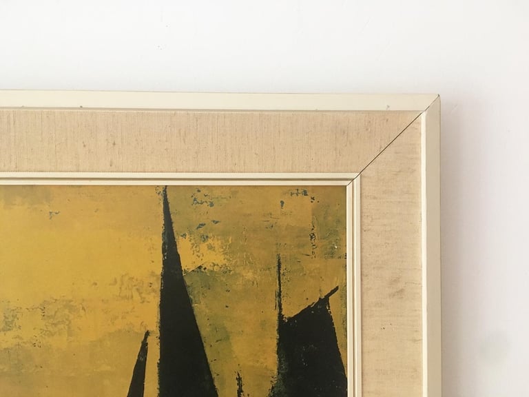 Vintage Retro Mid Century Original Print William Rutledge 