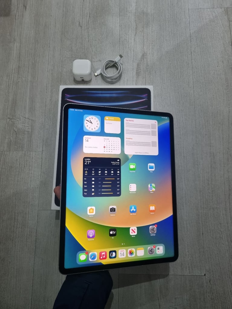 Ipad Pro 12.9 6TH Gen 5G Cellular Wifi 2023 M2 128GB 6 Generation Silver