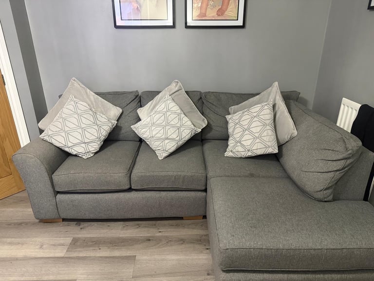 image for Full sofa,Grandfather chair and cushions 