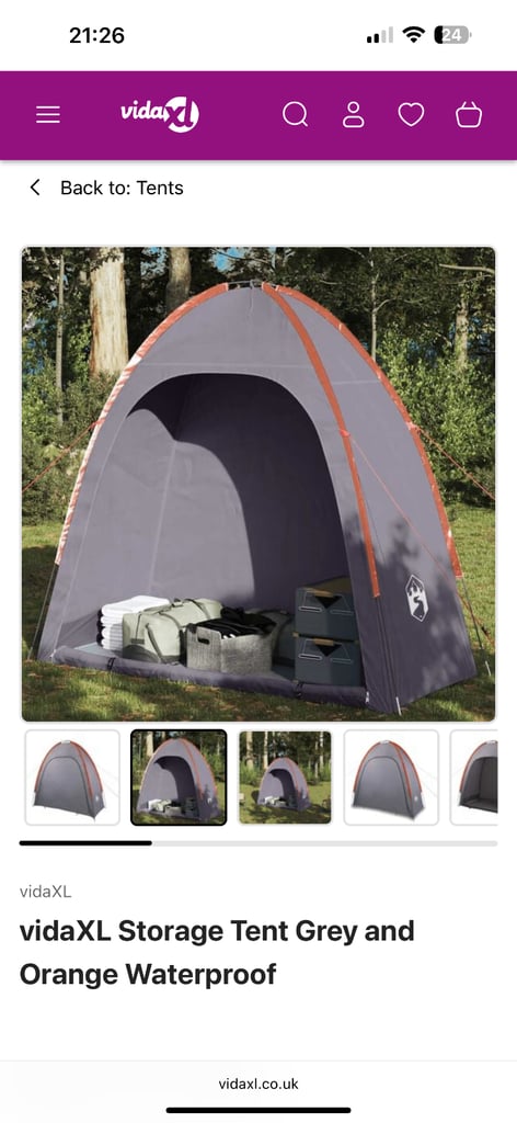 New Storage Tent