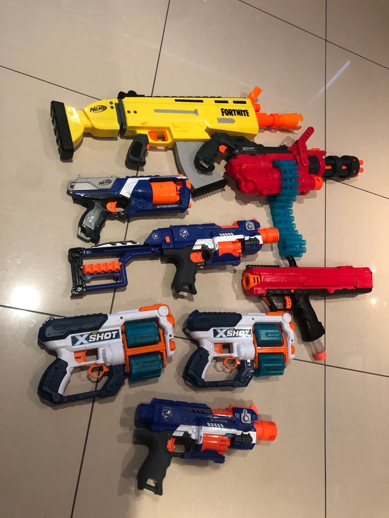 image for 7 x NERF  / other guns