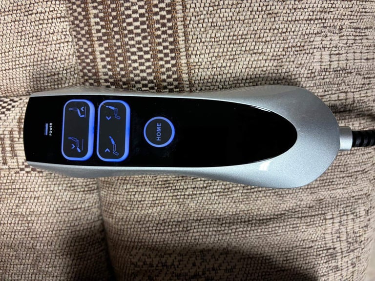 ELECTRIC RISE and RECLINER BEIGE FABRIC CHAIR excellent condition 