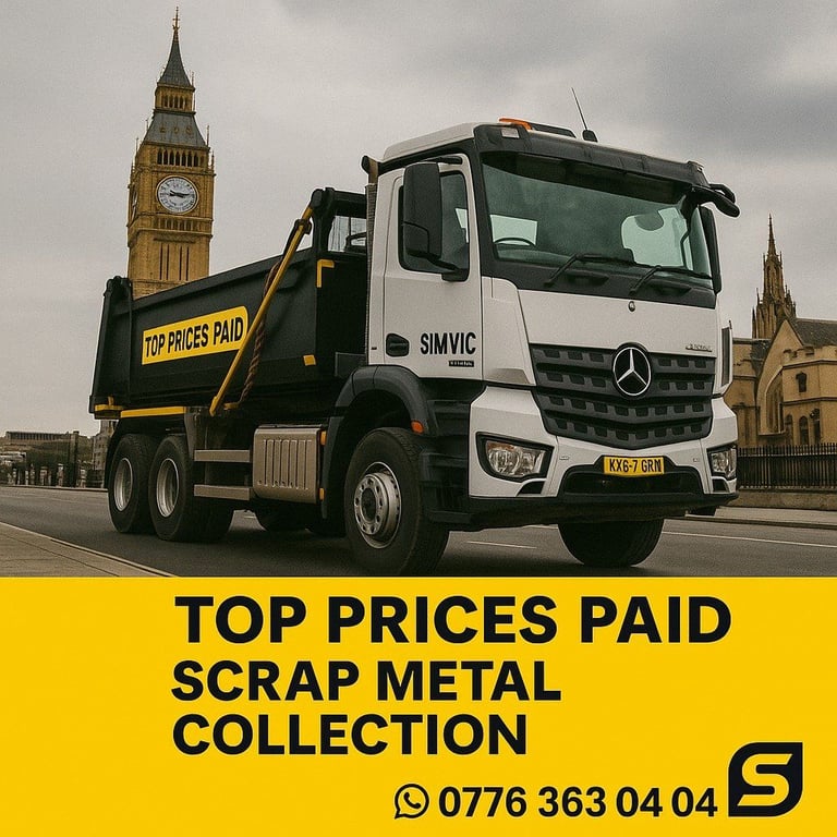Free Scrap Metal Collection – We Pay Top Rates for Copper, Brass, Aluminium, Lead & More