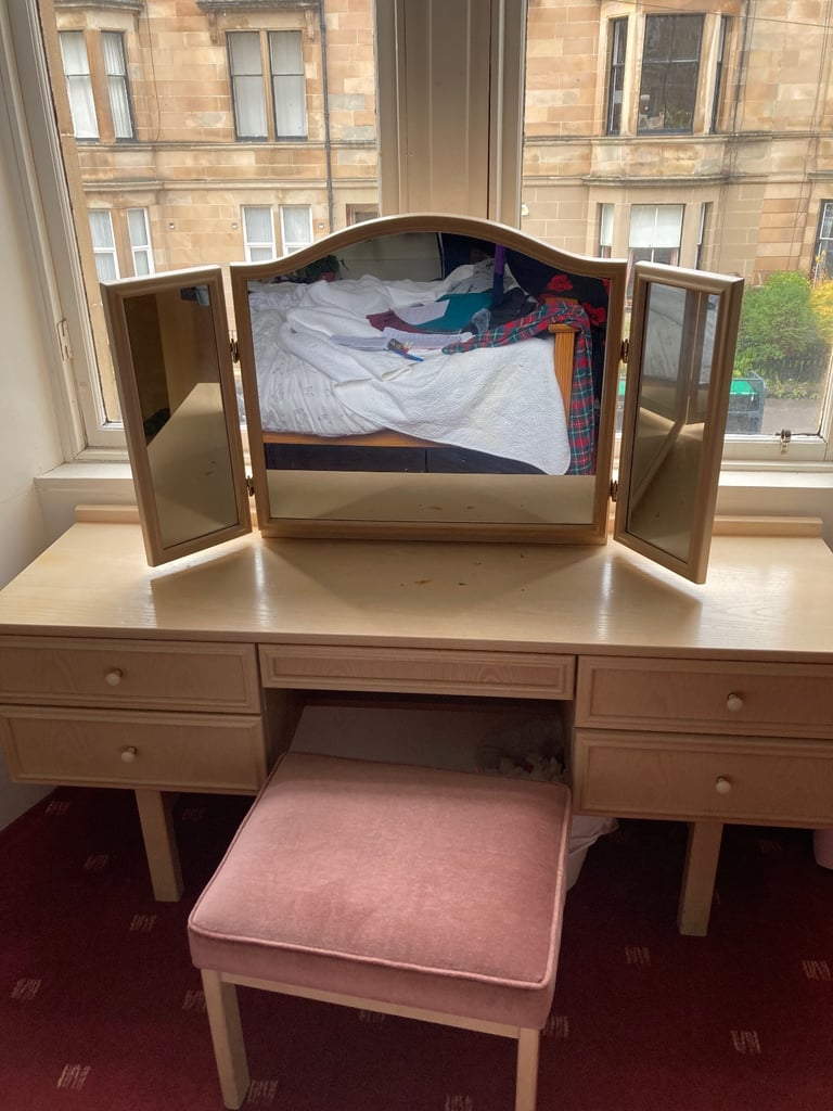 Bedroom furniture- wardrobe, dresser, bedside tables x 2
