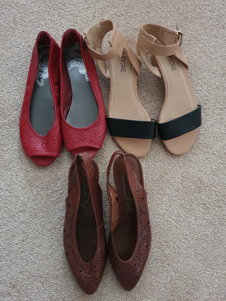 image for 3 Pairs Ladies' Shoes