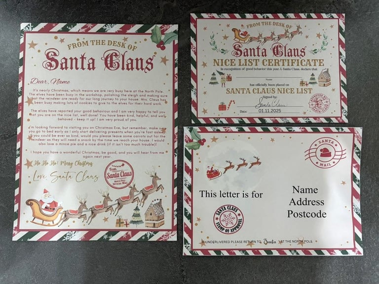 image for Santa letters 