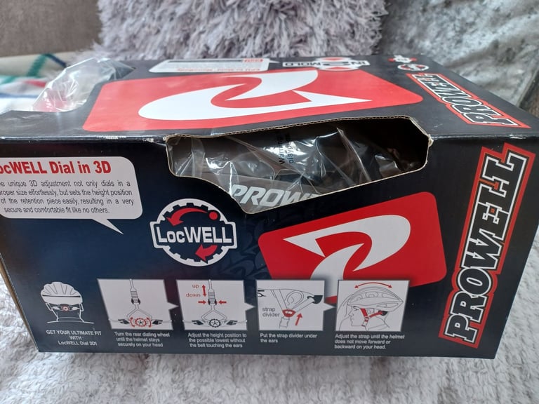 image for New boxed adult helmet with light 