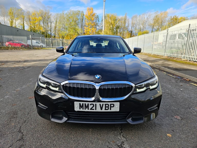 2021 21 BMW 3 SERIES 318D DIESEL Sport Black Damaged Repaired CAT N