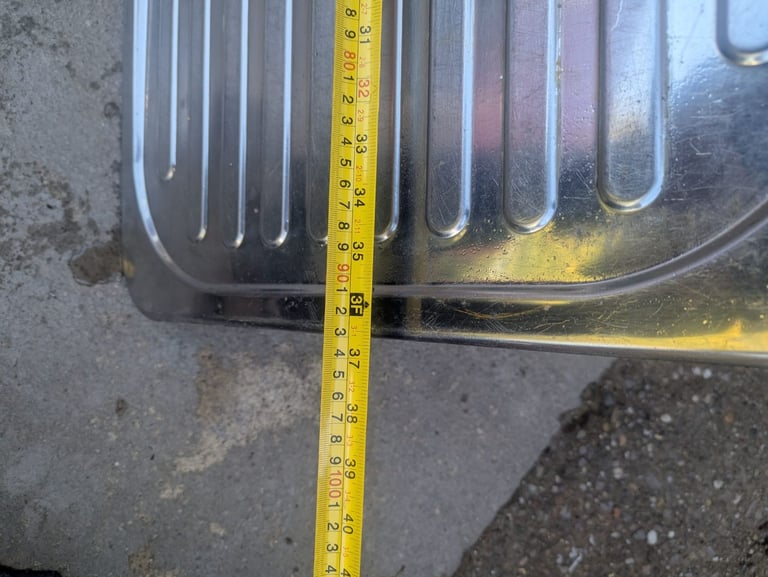 image for Kitchen sink with taps and u-bend pipe