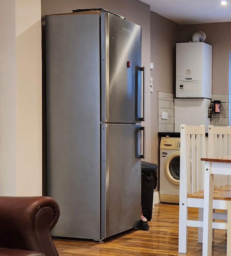 Free stainless steel fridge freezer