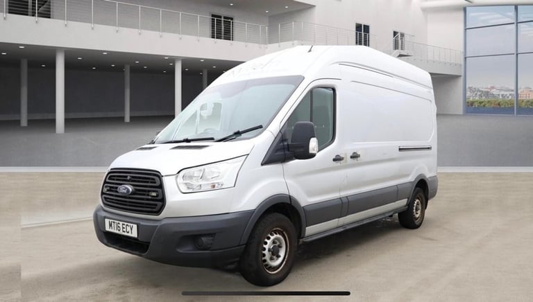 2016 16 FORD TRANSIT 2.2 TDCI 350 LWB H/ROOF RWD L3 H3 125BHP. AIRCON. 98K MLS. 