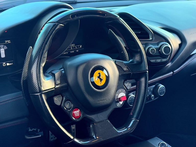 LEFT HAND DRIVE FERRARI 488 GTB 3.9T V8 F1 DCT | UK REG | ONLY 21K MILES! | LHD 