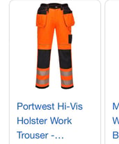Portwest work trousers 34” New 