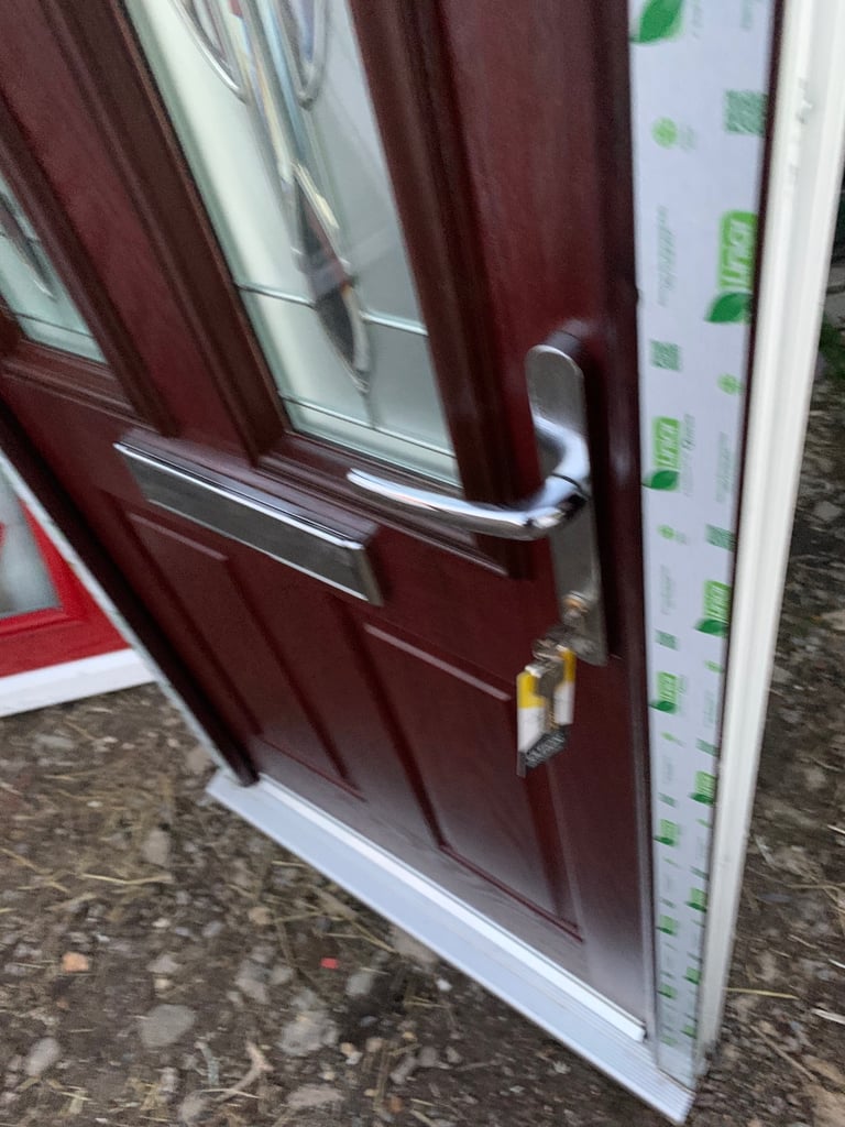 Brand new composite front door with high security locks Free local delivery 