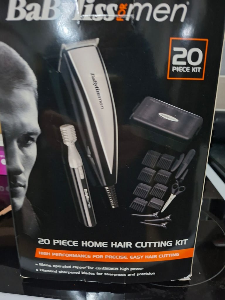 image for Mens hair cutting clipper kit 