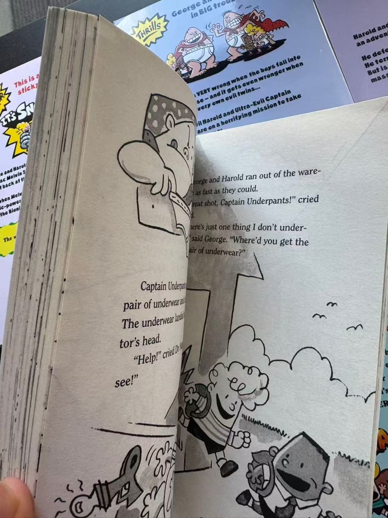 Captain Underpants 9-Book Bundle by Dav Pilkey