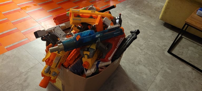 Massive load of Nerf guns