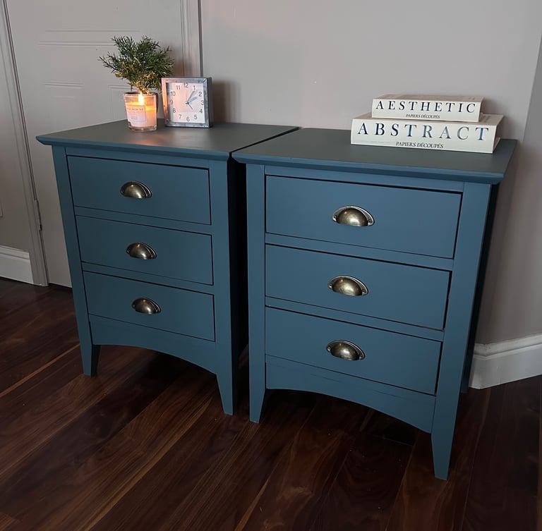 Pending - Pair of Solid Wood Bedside Cabinets / Tables