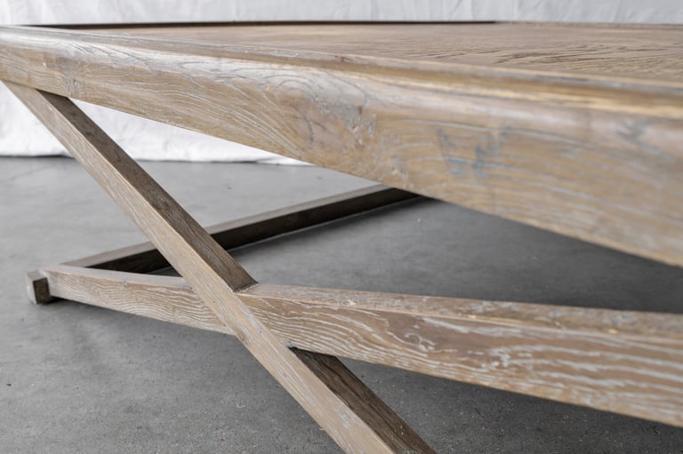 Low Square Elm Large Coffee Table | RRP £980